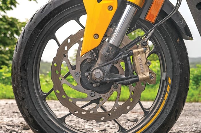 TVS Apache RTR 310 front wheel